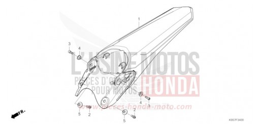 REAR FENDER CRF250RS de 2025